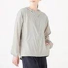 [MUJI無印良品]女滑翔傘布可攜式風衣外套S米黃