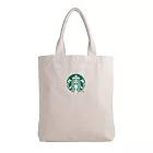 [星巴克]簡約帆布肩揹提袋