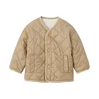 [MUJI無印良品]幼兒尼龍刺縫雙面外套80米色
