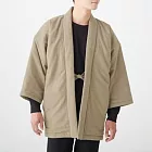 [MUJI無印良品]男有機棉法蘭絨日式棉襖外套ONE SIZE棕色