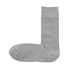 [MUJI無印良品]男棉混腳跟特殊編織直角襪灰色24~28cm
