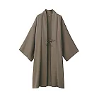 [MUJI無印良品]天絲棉日式和服外套灰棕M~XL