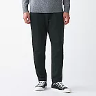 [MUJI無印良品]男聚酯纖維針織刷毛錐形褲S黑色