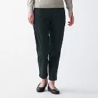 [MUJI無印良品]女聚酯纖維彈性起毛錐形褲S深灰