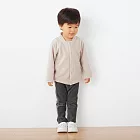[MUJI無印良品]幼兒棉混輕鬆活動舒適拼接燈芯絨緊身長褲80墨灰