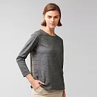 【ST.MALO】美國專利XT2抗菌銀纖維岩谷印象花繡女上衣-2069WT-M暗灰色