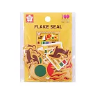 櫻花SAKURA 限量100週年 貼紙組  粉蠟筆設計