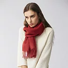 【ST.MALO】100% Baby alpaca 純織秘魯羊駝圍巾-2029WS- F 石榴紅