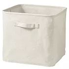【MUJI 無印良品】聚酯纖維麻收納箱 /L