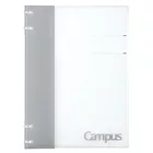 KOKUYO Campus 2x2薄型4孔活頁夾 B5-灰