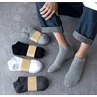 JDS.SOCKS 素面條紋吸汗純色船型襪   * 三色一組