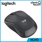 羅技 M240 無線靜音藍芽滑鼠 石墨灰