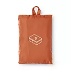 【MUJI 無印良品】聚酯纖維可折收納袋S.橘