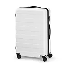 【MUJI 無印良品】四輪硬殼止滑拉桿箱75L 白色