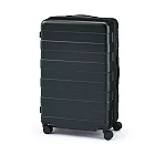 【MUJI 無印良品】四輪硬殼止滑拉桿箱75L 黑色