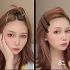 【89 zone】韓版分區定位髮夾波紋夾 劉海髮夾 無痕夾 髮夾 造型夾 編髮器 3 入 (銀色)  無 銀色