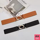 JIAGO 環扣彈性腰封 黑色