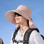 【KISSDIAMOND】防潑水大帽簷全方位防曬遮陽帽(KDH-8112)  F 櫻花粉