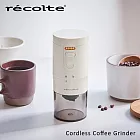 recolte 日本麗克特 Cordless Coffee Grinder 磨豆機 RCM-3  奶油白