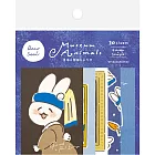 【Wa-Life】動物博物館 Deco裝飾貼紙 ‧ 戴珍珠耳環的兔子