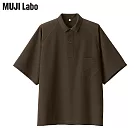 【MUJI 無印良品】MUJI Labo聚酯纖維透氣抗污POLO衫 S 棕色