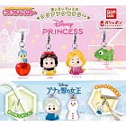 【日本正版授權】全套6款 迪士尼公主與冰雪奇緣 造型吊飾 扭蛋/轉蛋 雪寶/艾莎 183668