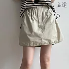 【衣途】高級感a字工裝短裙(KDSY-B770) M 米卡色