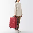 【MUJI 無印良品】四輪硬殼止滑拉桿箱20L 紅色