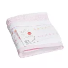 【日本HAYASHI】大阪泉州 柔軟親膚純棉手巾 ‧ 磚紋(粉)