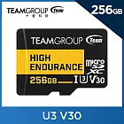 十銓 TEAM High Endurance UHS-I U3 V30 256G 4K 監控專用記憶卡