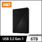 WD My Passport 6TB 2.5吋行動硬碟- 黑