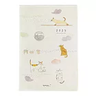 MIDORI POCKET DIARY 2025手帳(月單週)B6- 小貓