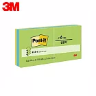 3M R330-6AU 利貼可再貼抽取式便條紙6入/包