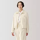 【MUJI 無印良品】女撥水加工外套 S 象牙白