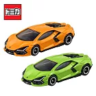 【日本正版授權】兩款一組 TOMICA NO.107 藍寶堅尼 REVUELTO Lamborghini 玩具車 多美小汽車