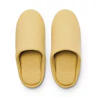 【MUJI 無印良品】棉平織室內拖鞋/XXL/黃色28.5-30 cm用