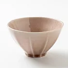 【minoru陶器】Shade透釉八角 陶瓷餐碗274ml ‧ 玫瑰粉