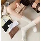 JDS.SOCKS 簡約條紋素色棉襪   * 五入組