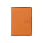 【MUJI 無印良品】月週筆記本/2024年12月開始/橘.A6