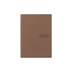 【MUJI 無印良品】月週筆記本/2024年12月開始/棕.B6