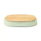 【MUJI 無印良品】【限定販售】膝上桌/ 艾草綠