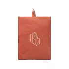 【MUJI 無印良品】再生尼龍可折托特包/縱型.橘/38x20x34cm
