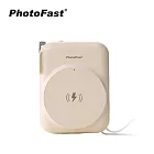 【Photofast】AllDay充 Qi2多功能行動電源(豆腐頭 x 快充線 x 行動電源，最小的萬用充) 奶茶