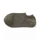 【MUJI 無印良品】女棉混淺口直角襪23-25cm 卡其綠