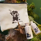 【檜山坊】檜熊森林旅行組 (檜木精油洗沐四入組+檜熊旅行收納袋)