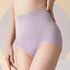 【唯蜜色】無縫高腰收腹塑身提臀三角女用內褲 灰紫