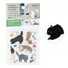 MIDORI 水晶轉印貼紙- 貓咪