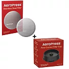 【AeroPress愛樂壓】優惠組合：控速濾蓋+金屬濾網
