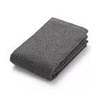 【MUJI 無印良品】柔軟薄型面用巾/墨灰【成品尺寸】W34×L85 cm