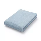 【MUJI 無印良品】柔軟薄型小浴巾/藍色【成品尺寸】W60×L120 cm